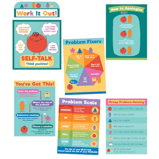 Carson Dellosa Education® Social Problem-Solving Bulletin Board Set